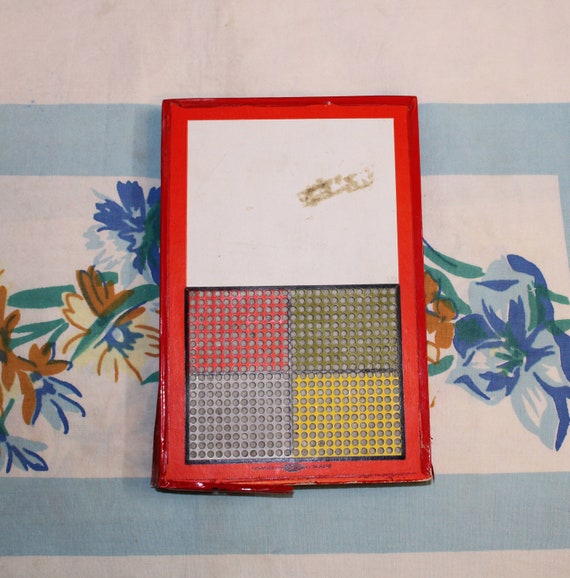 Lottery Punch Card Game Punch Board Punch Card Vintage Etsy