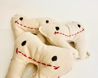 Handmade Canvas Tooth Fairy Pillow – Personalized Keepsake for Kids