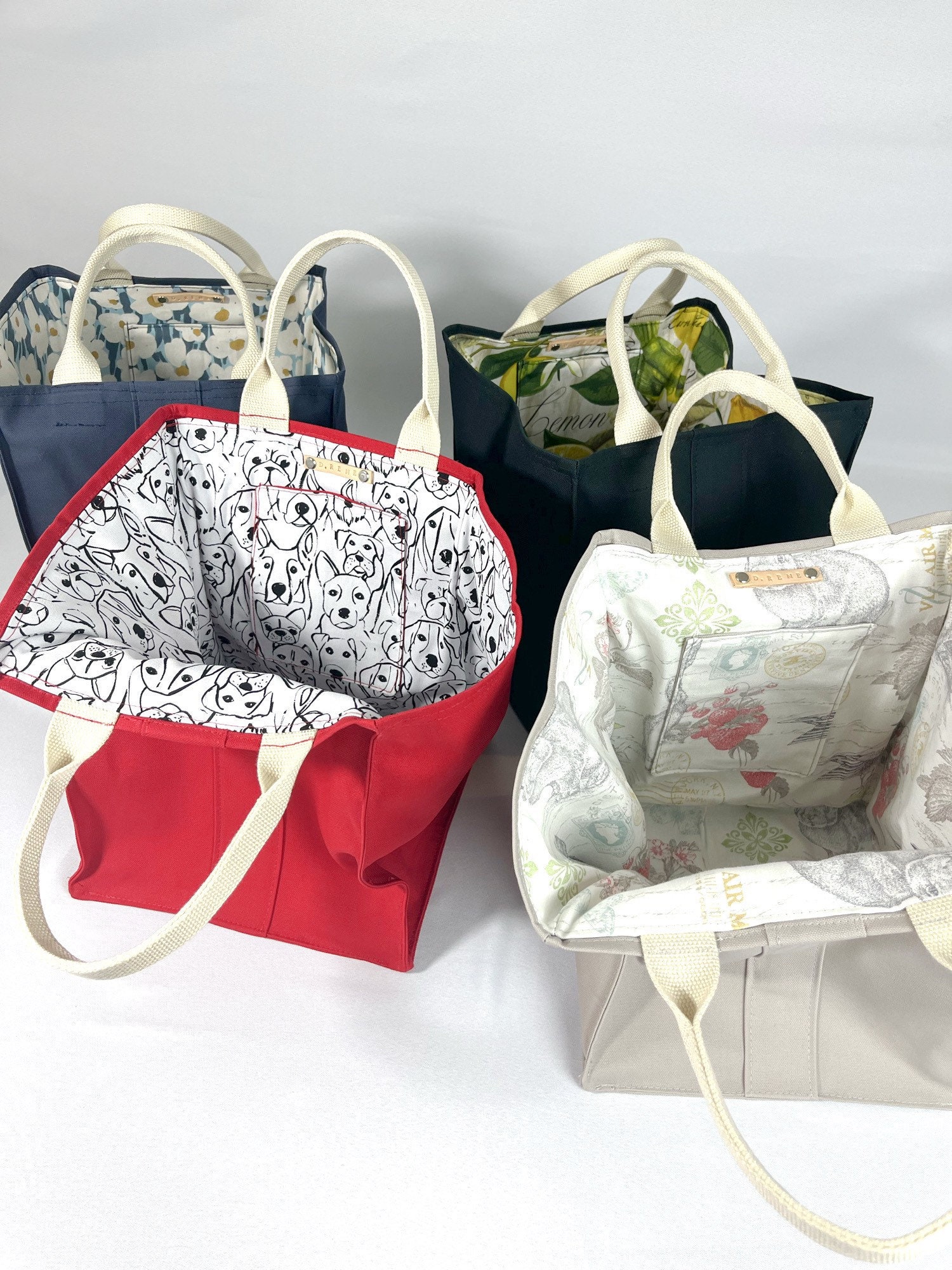 Canvas Grocery Tote Bag Large Shopping Bag Tote Bag Grocery - Etsy ...