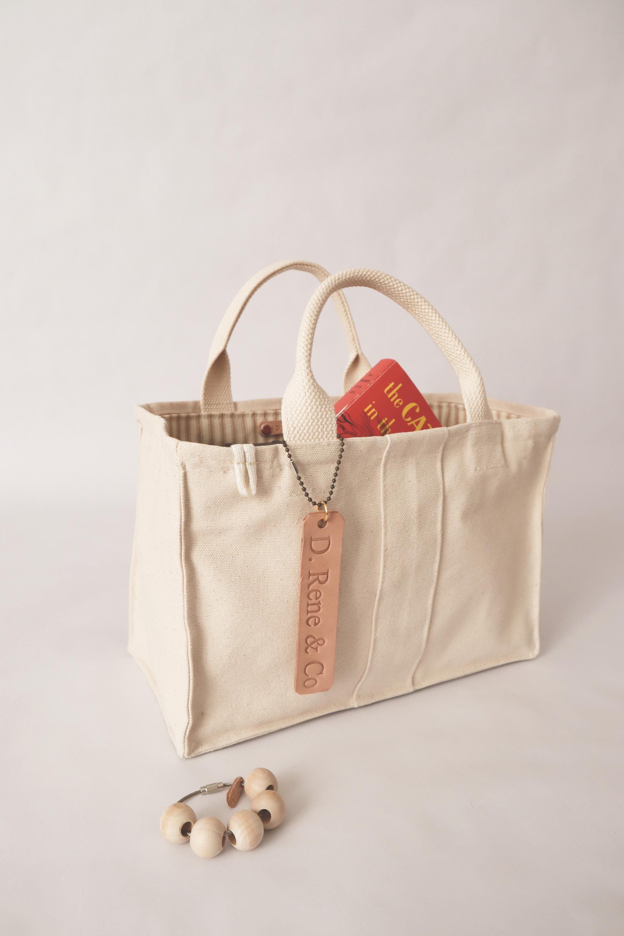 Mini Canvas Tote Bag: Stylish Lunch Bag, Everyday Essentials