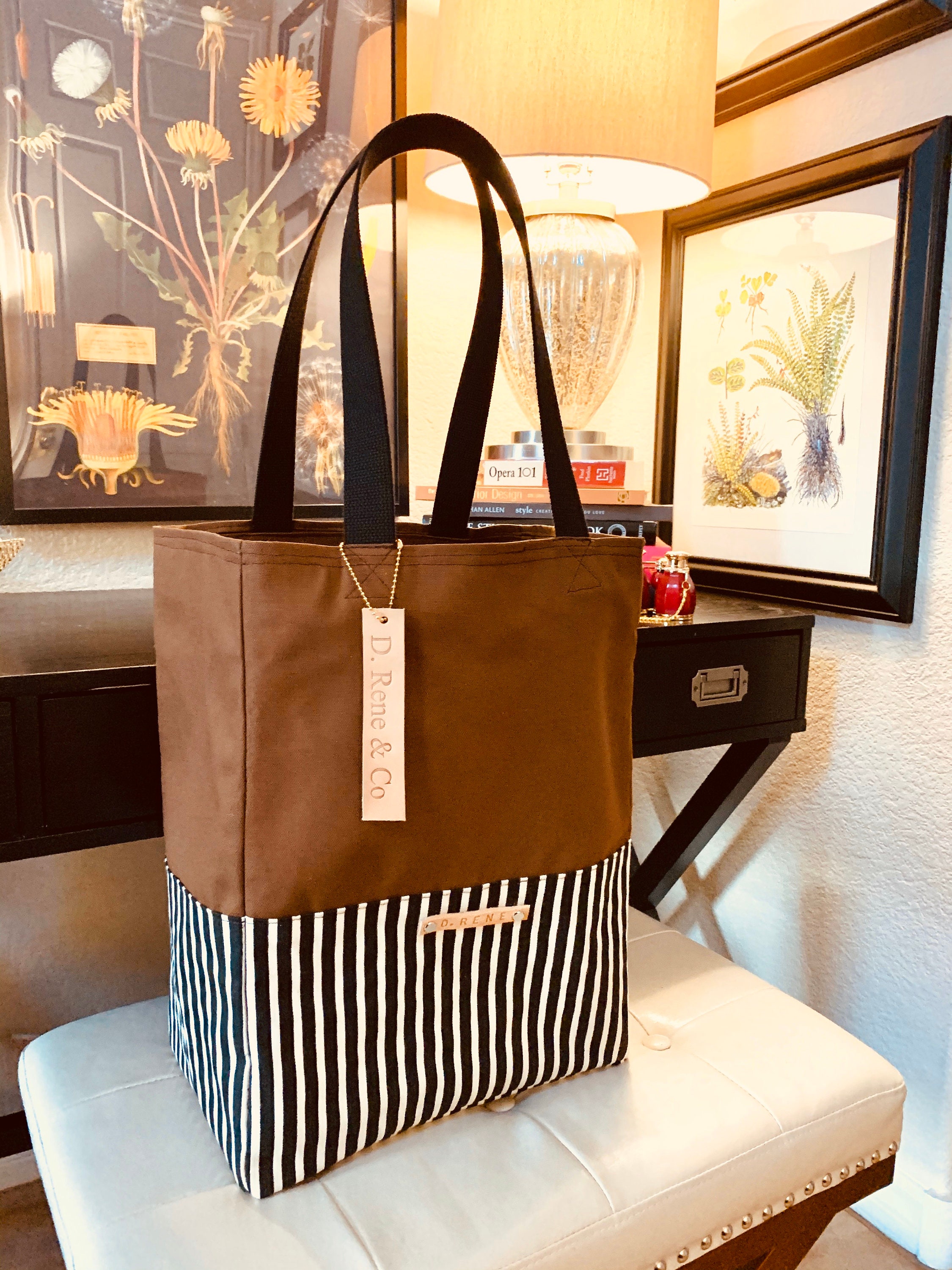 HANNAH Canvas Shopping Bag/ Tote / Reusable Grocery Bag