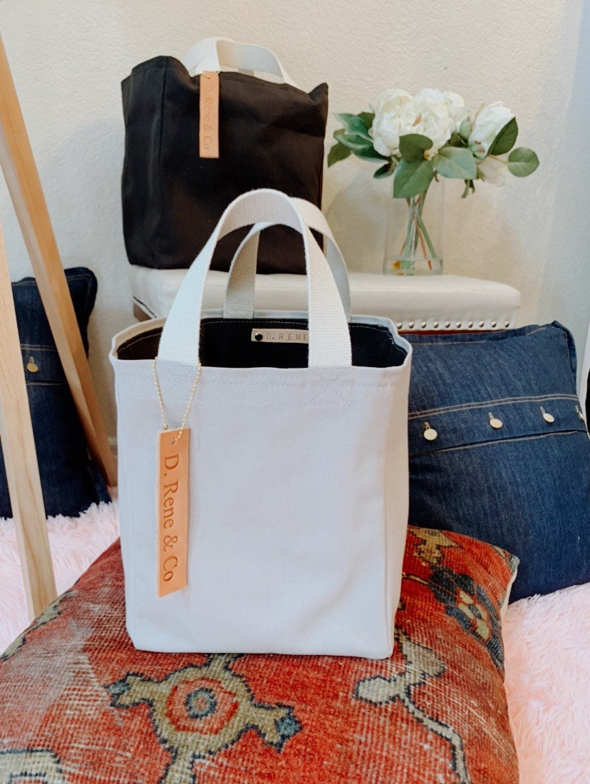 small shopper tote bag