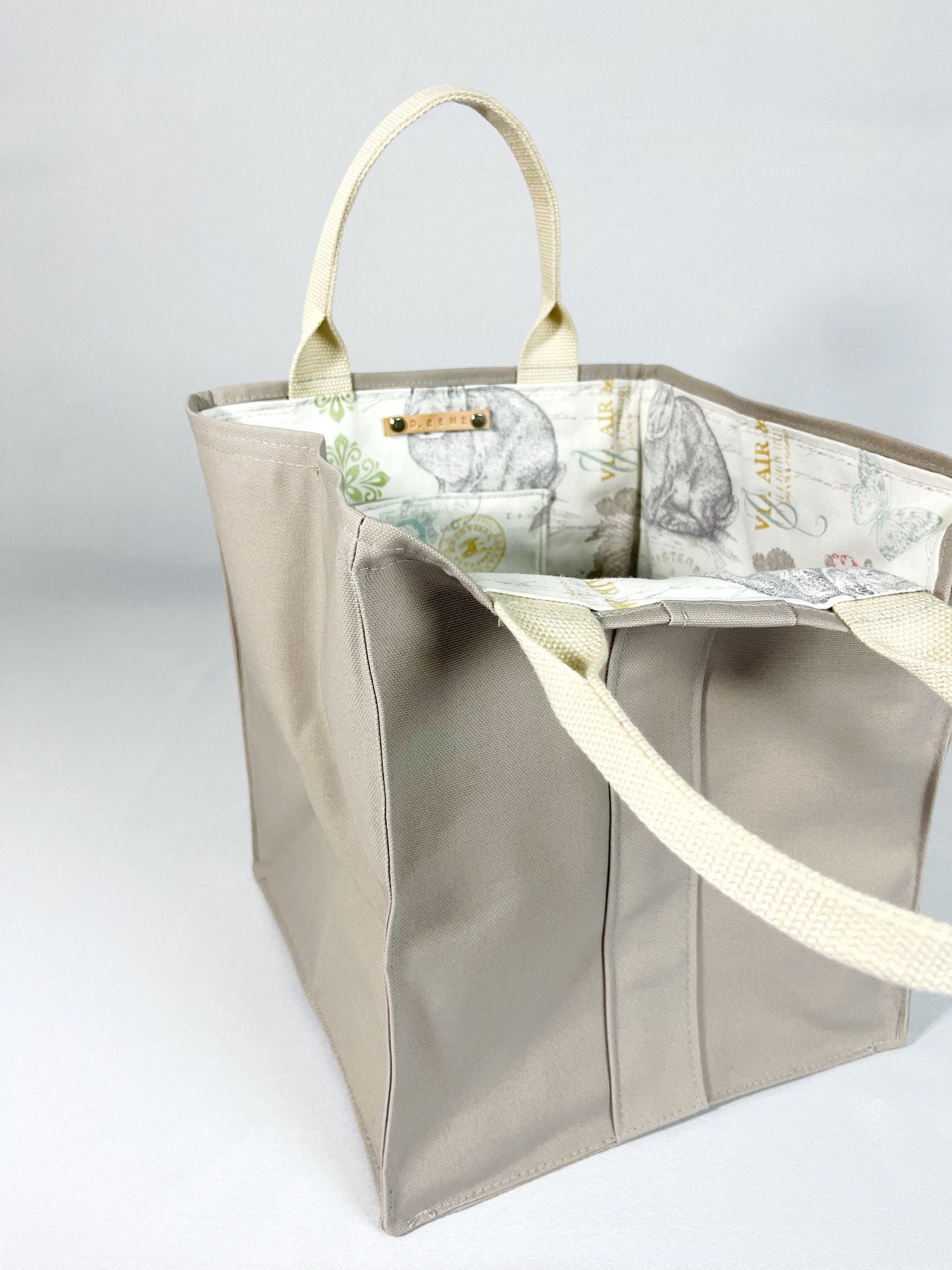 Canvas Grocery Tote Bag Large Shopping Bag Tote Bag Grocery - Etsy ...