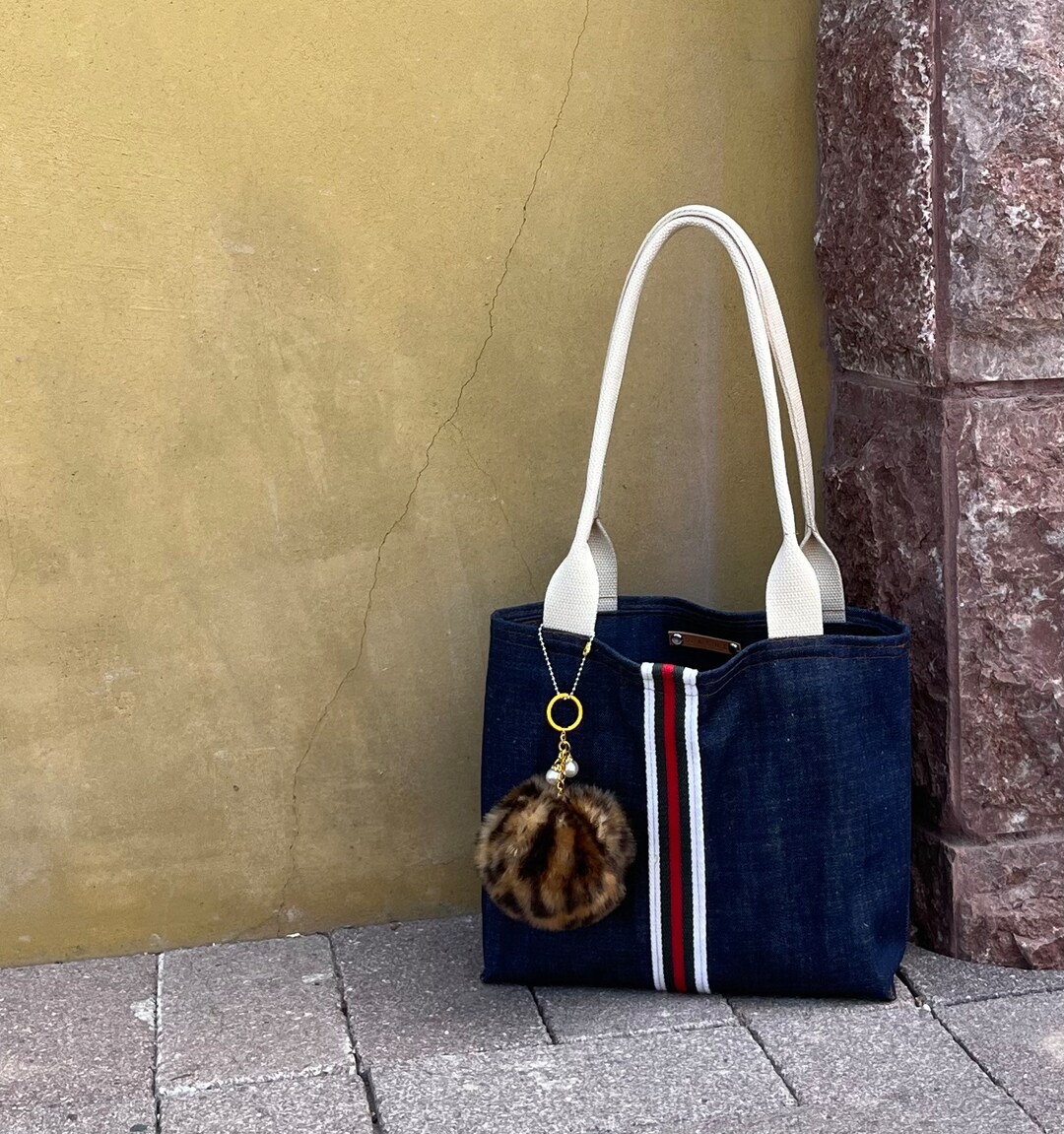 Cabas en jean CHLOE grand sac de voyage à bandoulière avec