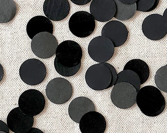 LAGNIAPPE CONFETTI MIX | LCM5 | 0.75" | 3.5 oz | Black Moire Paper | Hand-Cut Confetti, Biodegradable Confetti, Party Decoration