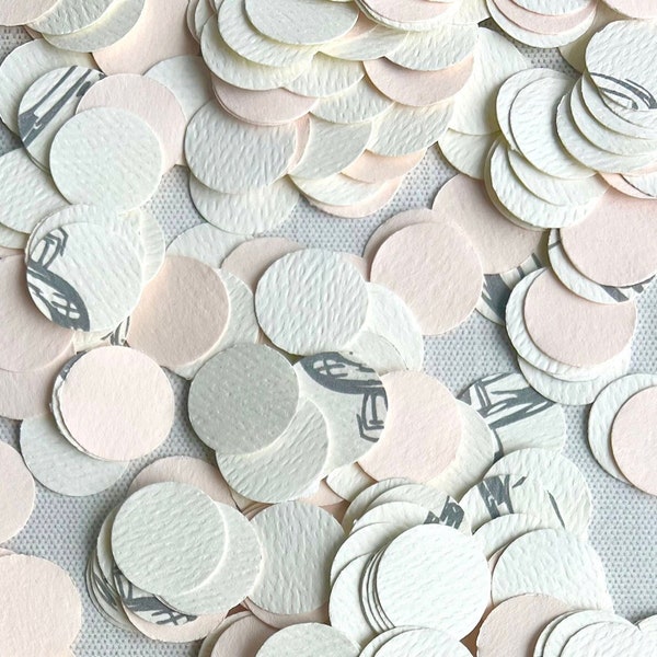LAGNIAPPE CONFETTI MIX | 0.75" Confetti | 3.5 oz | Abstract Art & Pink | Hand-Cut Confetti, Biodegradable Confetti, Party Decoration