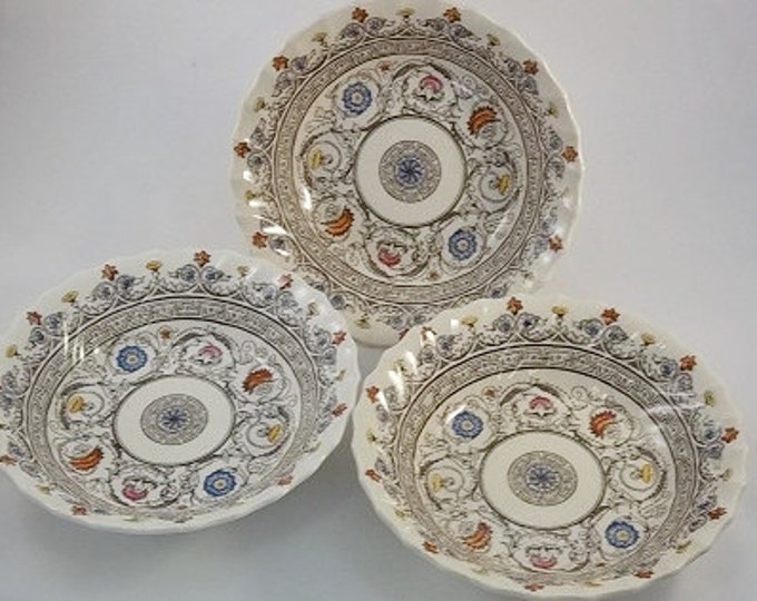 Vintage Copeland Spode Florence Pattern Fruit Dessert Sauce Etsy