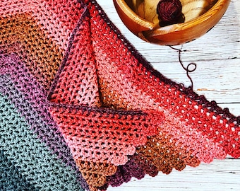 The Amaranth Shawl Crochet Pattern