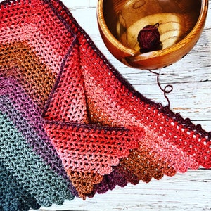 The Amaranth Shawl Crochet Pattern