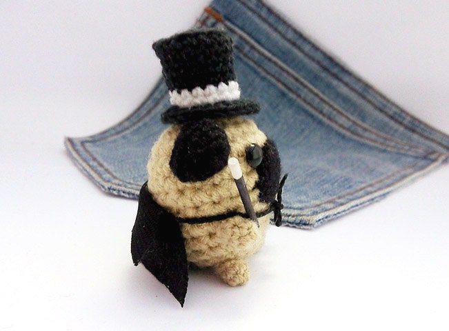 Amigurumi Magician Pug Crochet Magician Dog Pug Dog Crochet Etsy