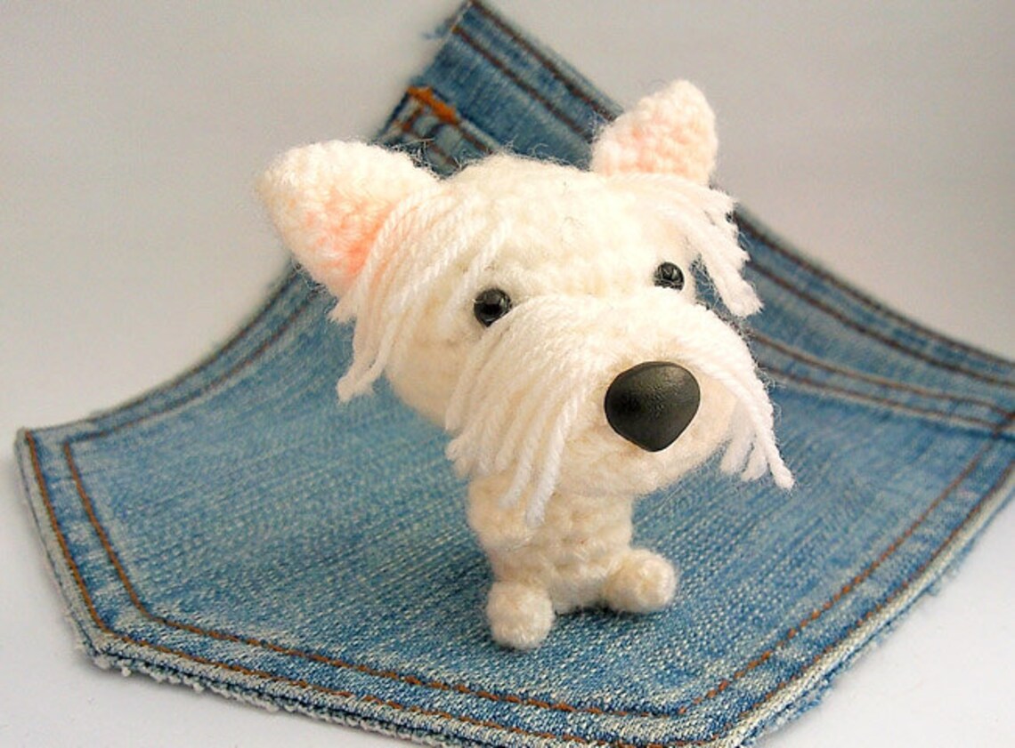 Amigurumi Westie crochet West Highland Terrier crochet Dog Etsy
