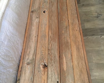 RECLAIMED WOOD BENCH