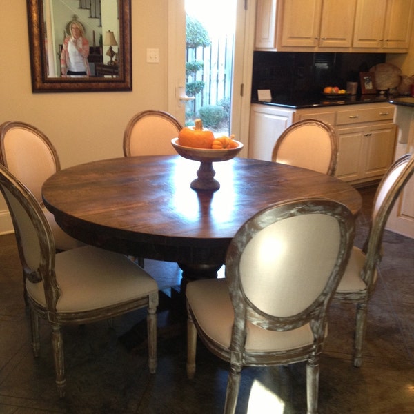 Round Dining Table Etsy