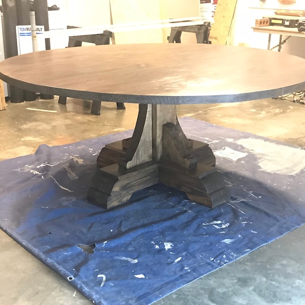 Round Dining Table Etsy