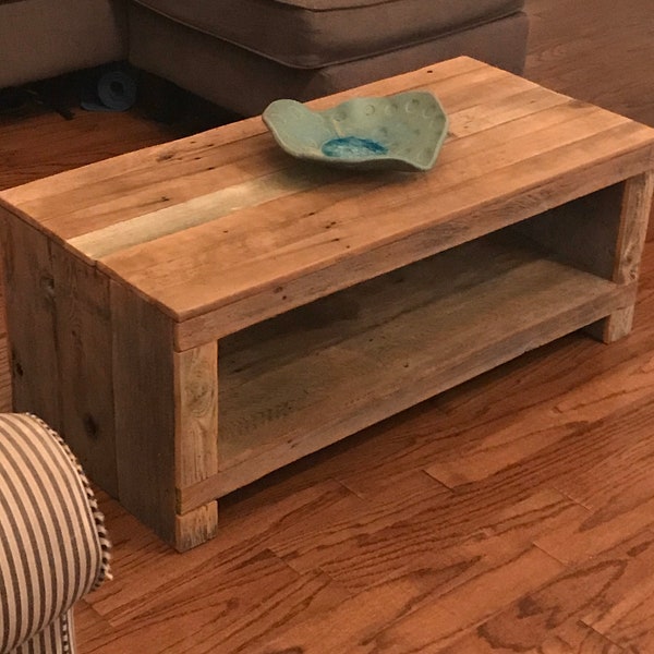 Reclaimed Wood Coffee Table Etsy