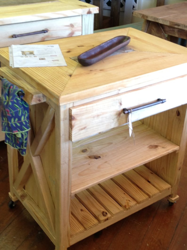 Kitchen Cart Etsy