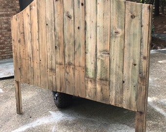 King Headboard - reclaimed wood