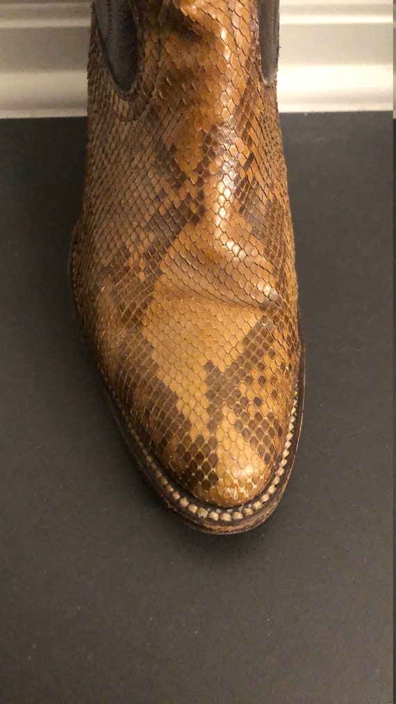 Vintage Women's Leather Cowboy Boots - image 7