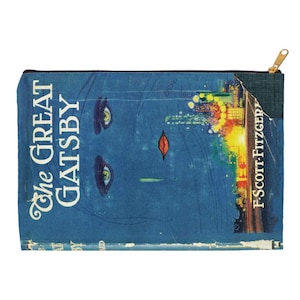 The Great Gatsby F. Scott Fitzgerald Original Cover Printed Makeup Pouch