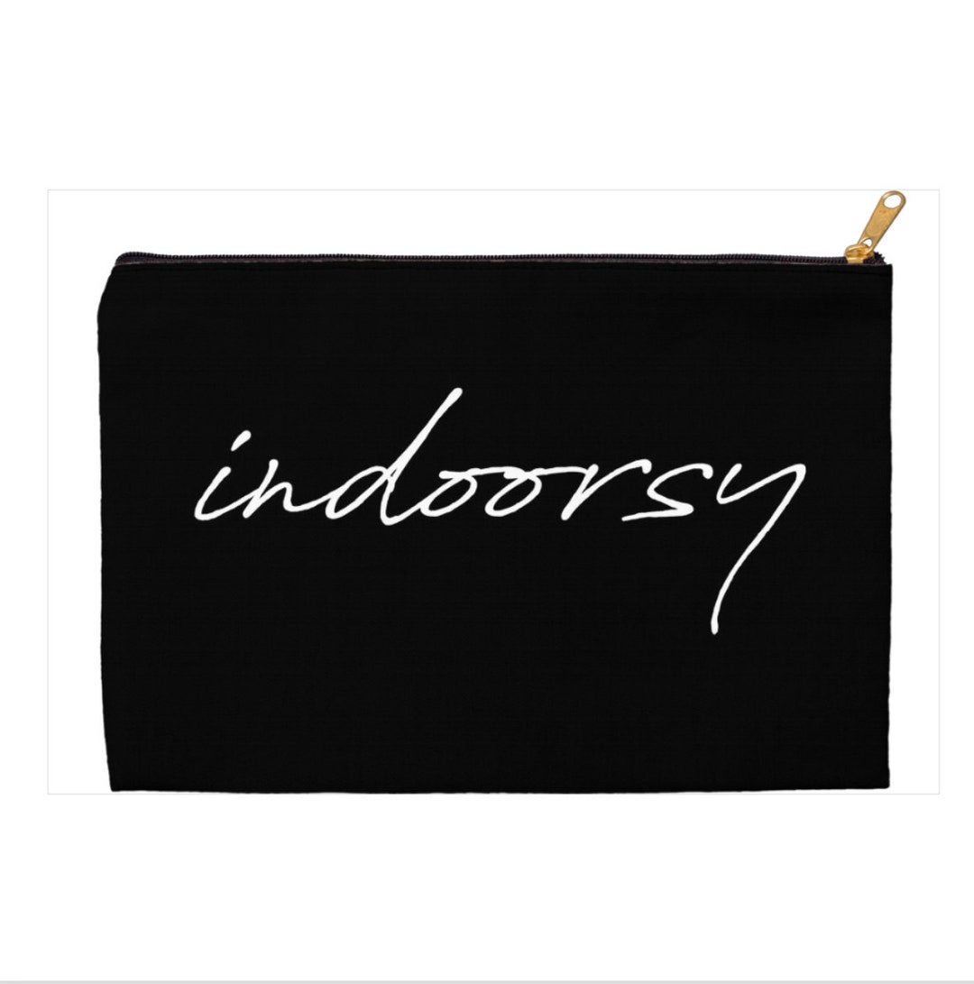 Indoorsy Canvas Zip Top Pouch Etsy