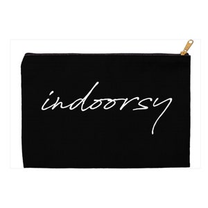 indoorsy canvas zip top pouch