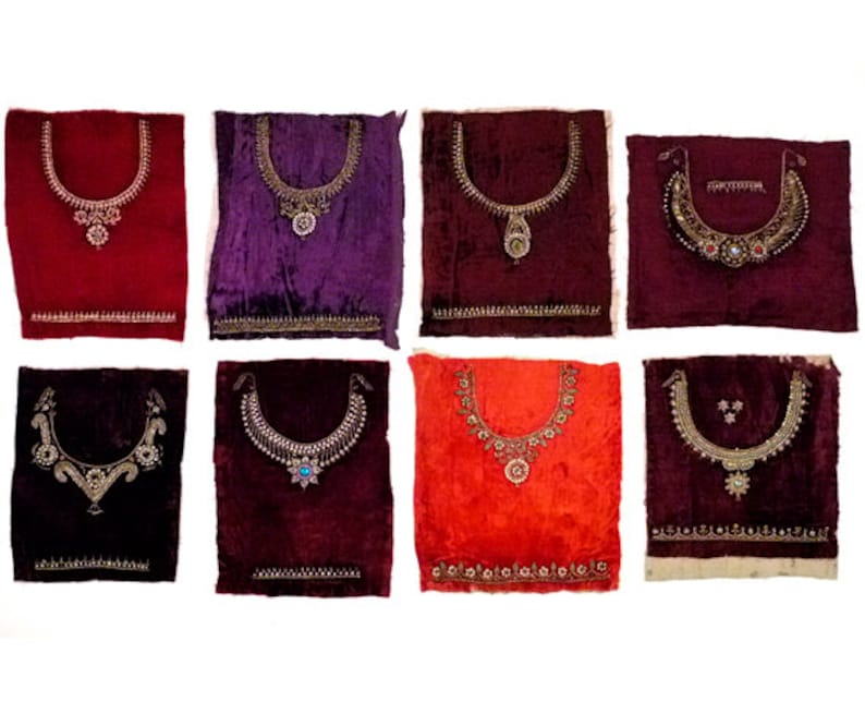 Vintage SALESMAN'S SAMPLES 8 Velvet Apparel Embroidery Etsy