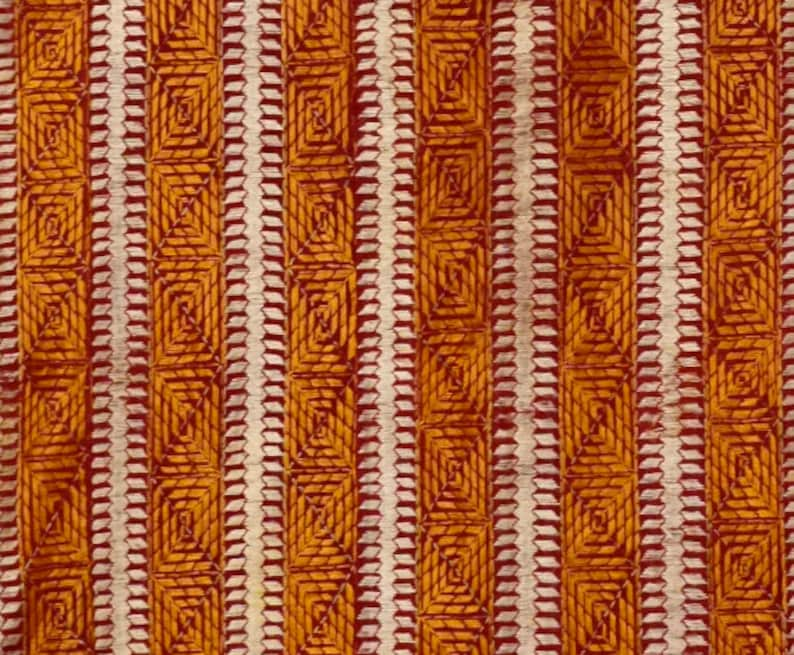 vintage PHULKARI / THROW / HOME Decor / Embroidery / Collectable image 1