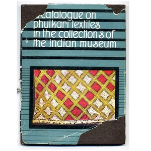 vintage PHULKARI / THROW / HOME Decor / Embroidery / Collectable image 6