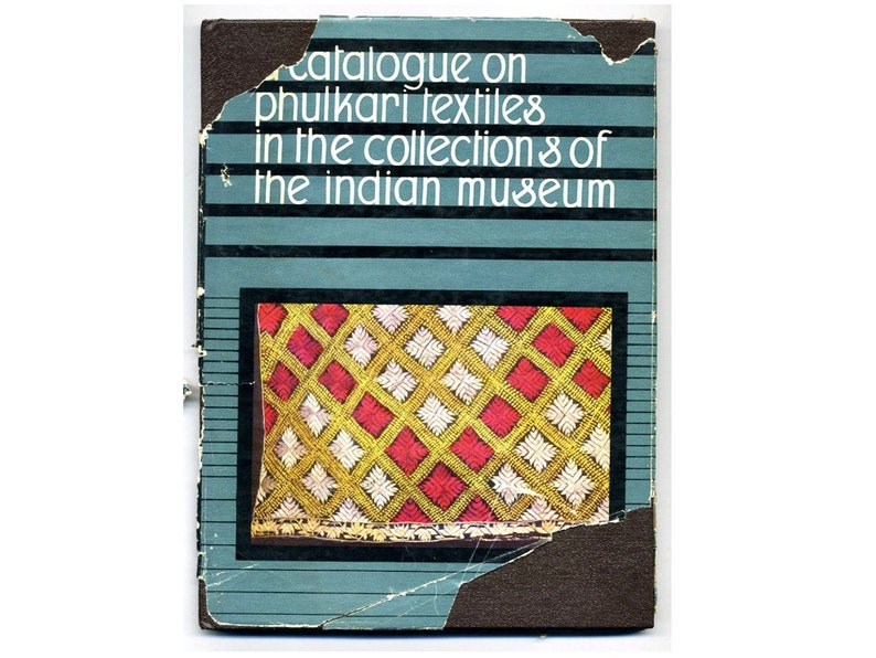 vintage PHULKARI / THROW / HOME Decor / Embroidery / Collectable image 6