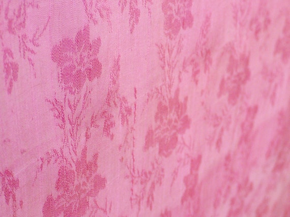 vintage PINK SILK PARSI Scarf  / Textile - Silk B… - image 2