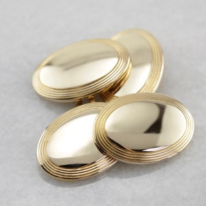 Timeless Polished Yellow Gold Cufflinks C36HA2-R