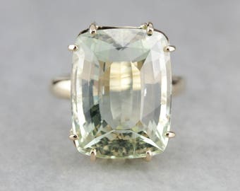 Glamorous Sillimanite Ring, Oversized Gemstone, Sillimanite Statement Ring DJ02L6-R