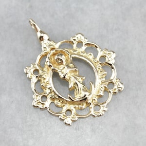 Lovely Golden Angel Pendant, Religious Pendant, Bridal Jewelry ZX8EDL-D