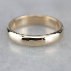 Antique Yellow Gold Plain Wedding Band J179JN-P