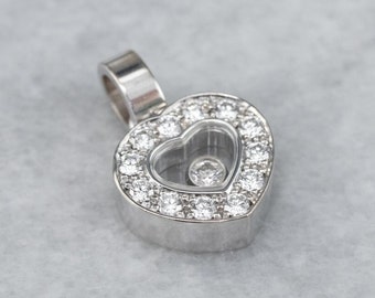 Diamond Gold Heart Pendant, Romantic Gift, Bridal Jewelry, Anniversary Gift, Layering Pendant, April Birthstone, Heart Jewelry CEV5VVTY
