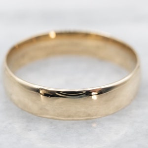Yellow Gold Men&#39;s Band, Gold Wedding Band, Men&#39;s Wedding Band, Plain Wedding Ring, Plain Gold Band, 14K Gold Band A16538