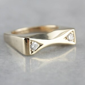 Modernist Diamond Cocktail Band, Diamond Anniversary, Right Hand Ring 2H21M8M8-P