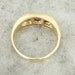 Ruby Diamond And 18k Gold Flush Set Unisex Ring KCH7CK-D image 2