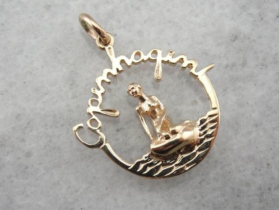 The Copenhagen Little Mermaid Pendant T0C94R-R - image 1
