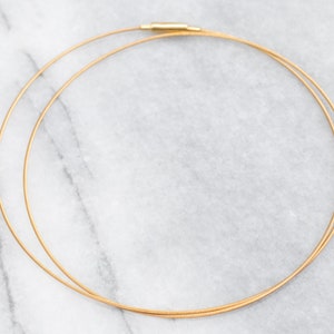 Vintage Gold Omega Chain, 18-Karat Gold Omega Chain, Yellow Gold Chain, Pendant Chain, Layering Chain, Gold Cable Chain Necklace A24976