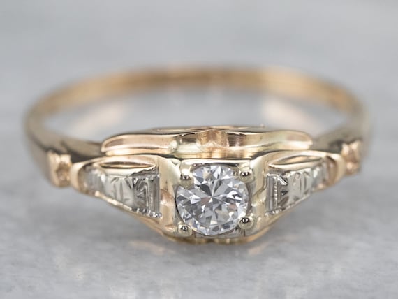Vintage 1930's on sale engagement rings
