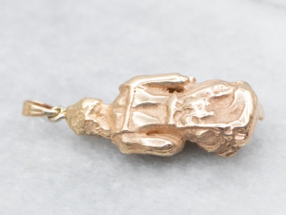 14K Yellow Gold Moses 10 Commandments Religious C… - image 2