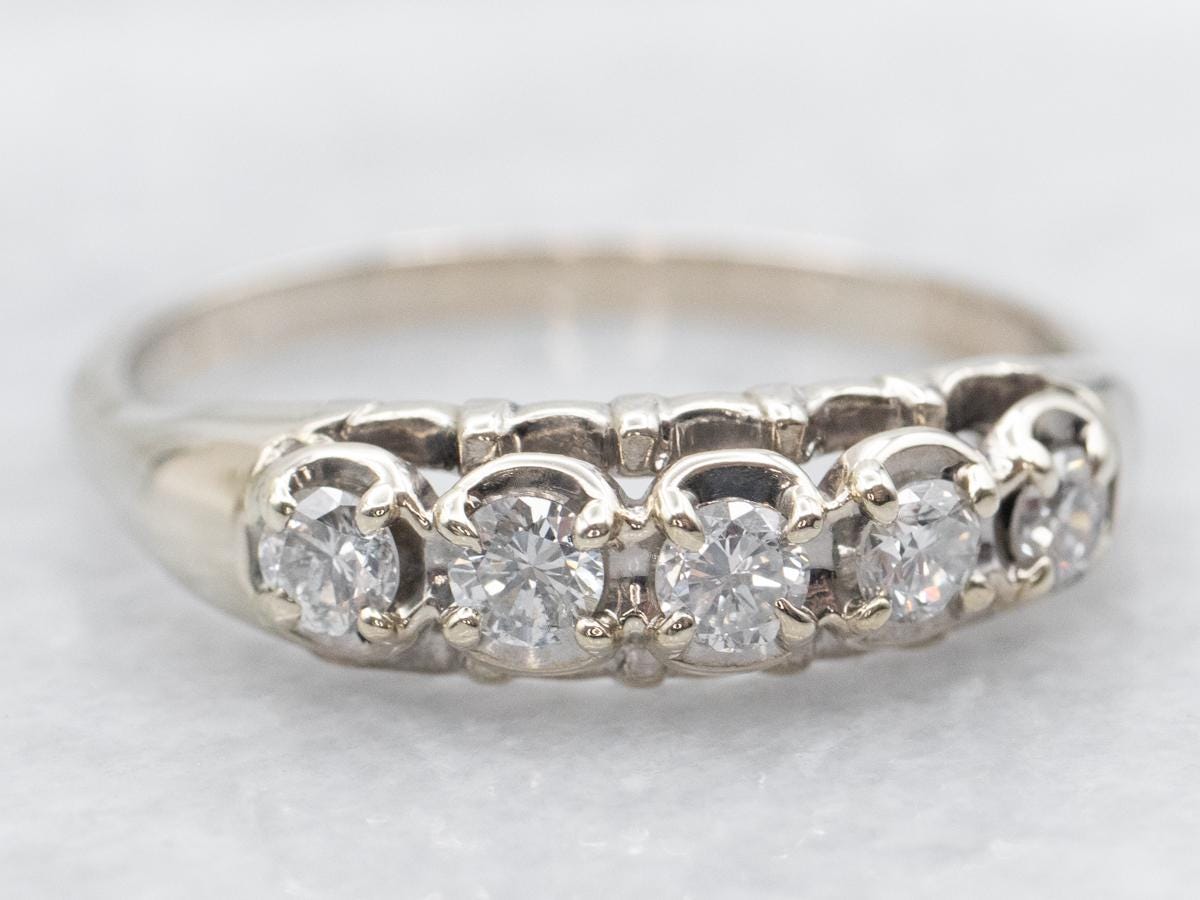 Diamond encrusted ring band new arrivals