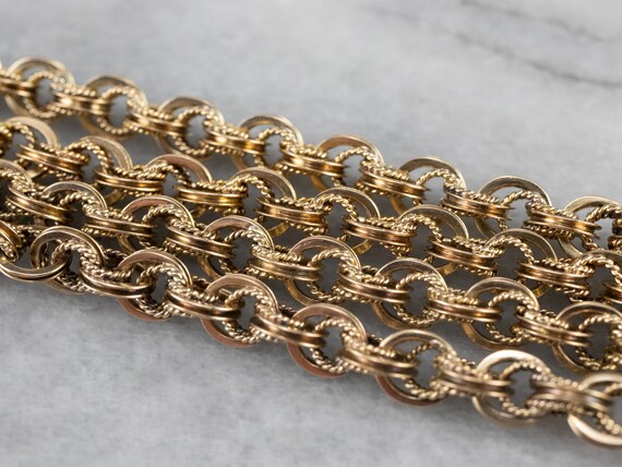 Victorian Gold Specialty Chain, Fancy Chain, 10K … - image 4