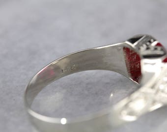 ロイヤルオーダールビーリング ルビー オーバルダイヤモンドリング R 2.41ct D 0.518ct 0.461ct