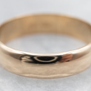 Classic Yellow Gold Plain Wedding Band, Unisex Band, Stacking Band, Stacking Ring, 14K Gold Wedding Band, A24219