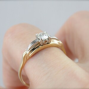 Iconic Retro Era Design, Diamond Engagement Ring image 4