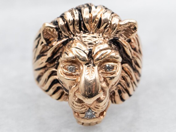 Lion ring Gem