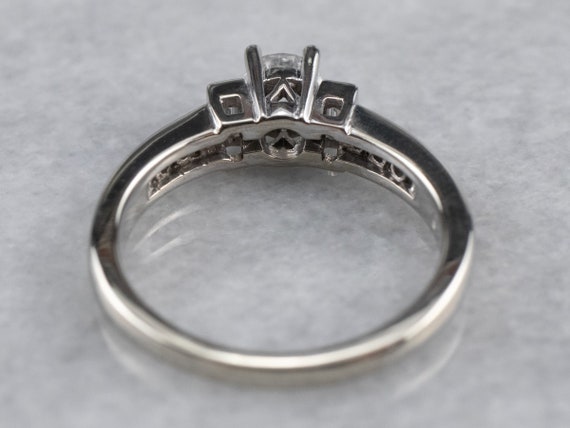 Diamond White Gold Engagement Ring, Diamond Ring,… - image 5