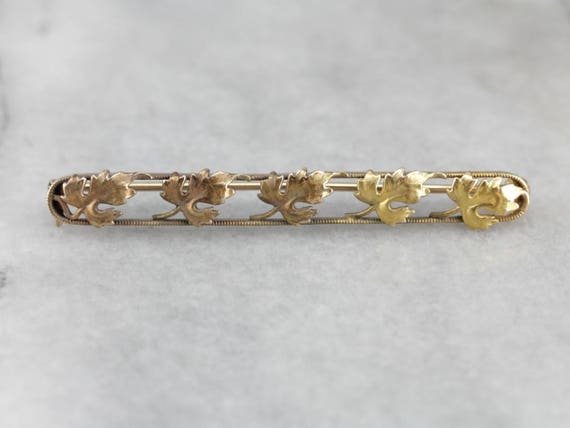 Vintage Four Seasons Bar Pin from Art Nouveau Era… - image 1